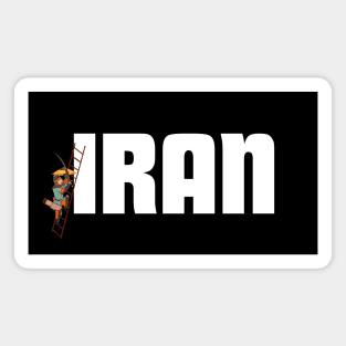 LOVE IRAN - Persian (iran) design Magnet